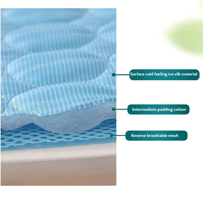 Extra Large Dog Cooling Mat - Durable Summer Pet Bed for Dogs and Cats, Ideal for Comfort and Relaxation