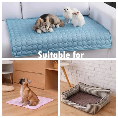 Extra Large Dog Cooling Mat - Durable Summer Pet Bed for Dogs and Cats, Ideal for Comfort and Relaxation