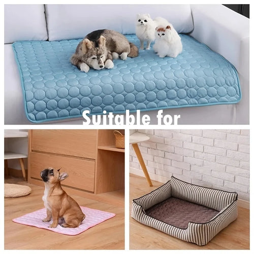 Dog Wares CryoPaw™ XL Cooling Mat.  Extra Large Dog Cooling Mat - Durable Summer Pet Bed for Dogs and Cats, Ideal for Comfort and Relaxation